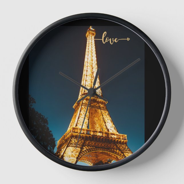 Reloj Torre Eiffel Love (Anverso)
