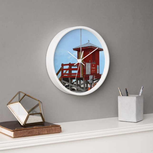 Reloj Torre Red Lifeguard Sin Salvaguardia En El Deber (Oficina)