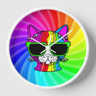 Reloj Torrente de gato arcoiris