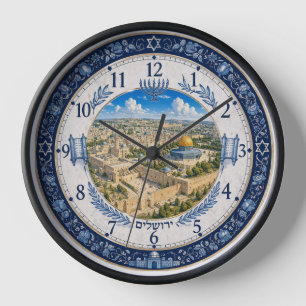 Reloj tradicional inspirado en la judaica