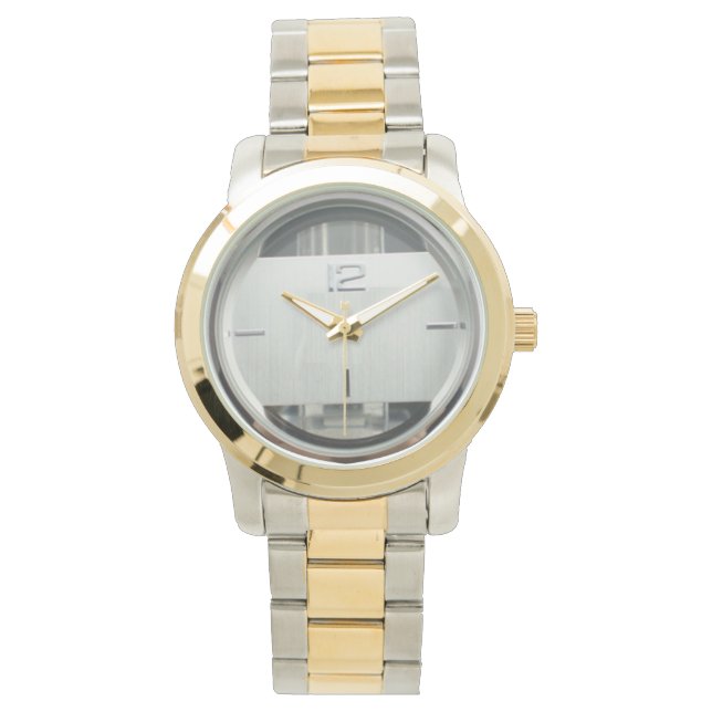 Reloj transparente elegante (Anverso)