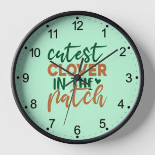 Reloj Trébol más lindo del parche St Patrick's-60863