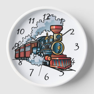 Reloj Tren animado