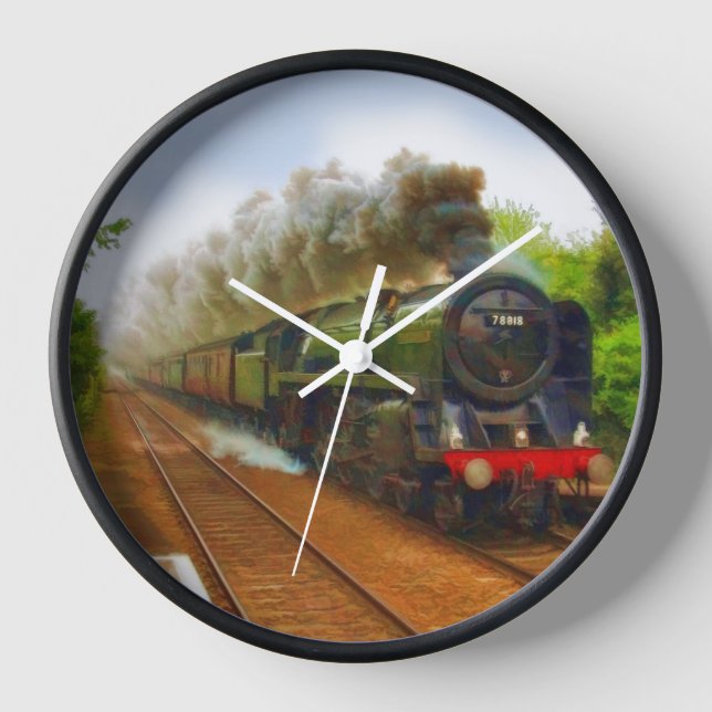 Reloj Tren de vapor del ferrocarril británico para el ar (Anverso)