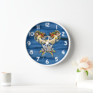 Reloj Tristemente sirenas al ancla