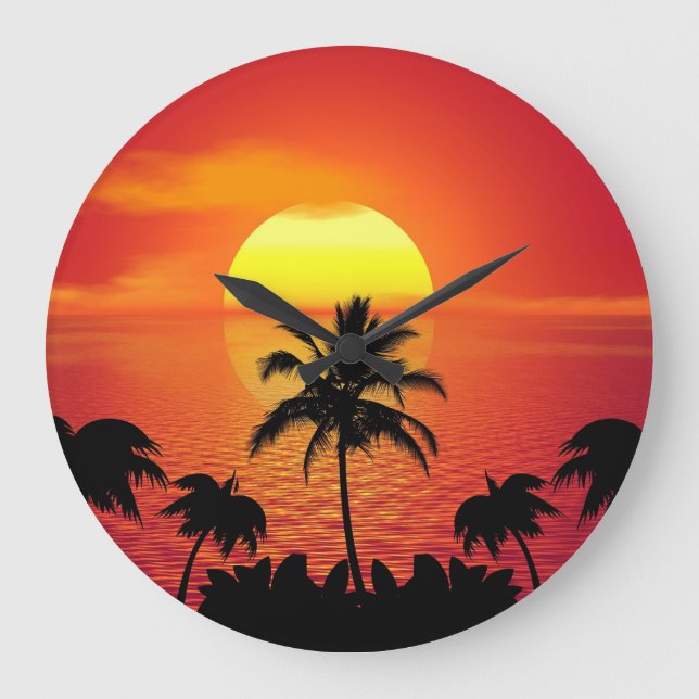 RELOJ TROPICAL DE LA PARED DEL SOL (Anverso)
