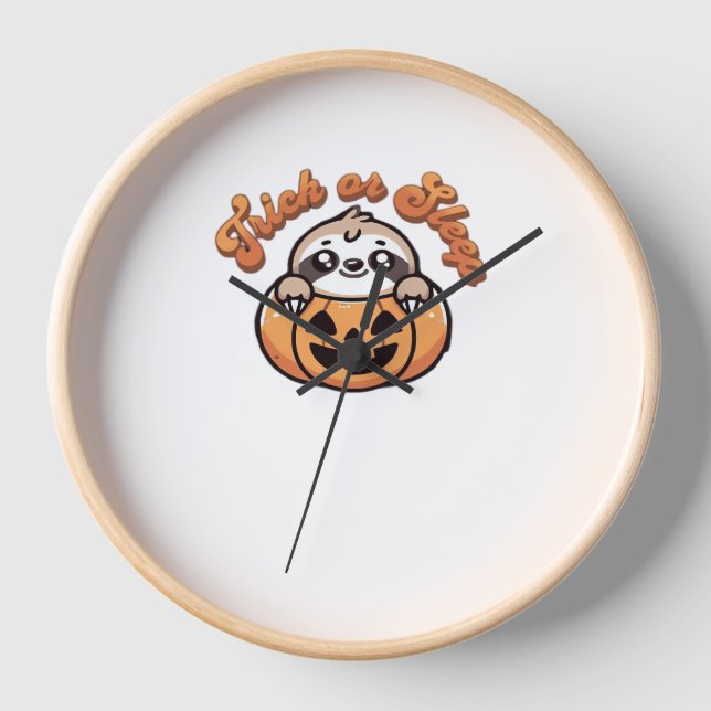 Reloj Truco de eslora de Halloween o calabaza de espuma  (Anverso)