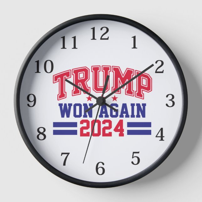 Reloj Trump Ganó de Nuevo 2024 (Anverso)
