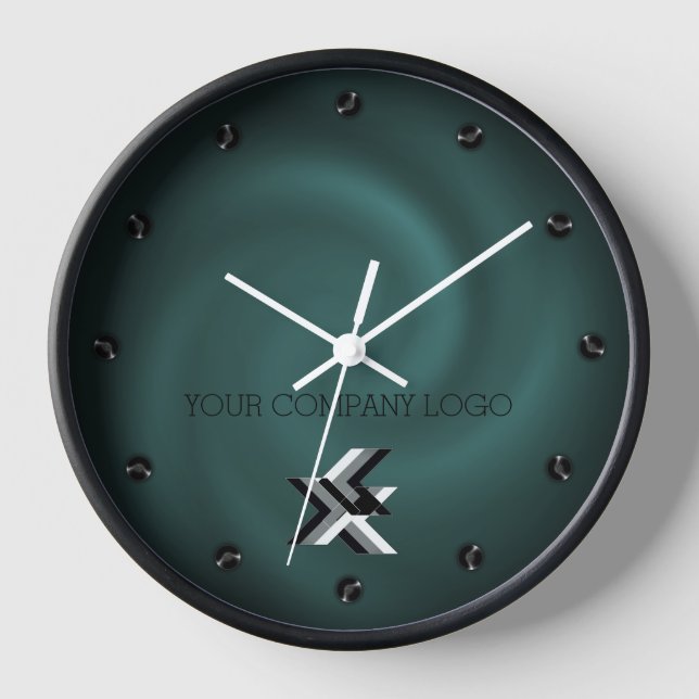 Reloj TU LOGO DE COMPAÑÍA, personalizado, agrega tu text (Anverso)