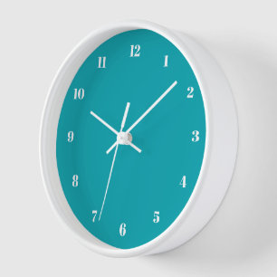 Reloj turquesa o elige tus colores y fuente
