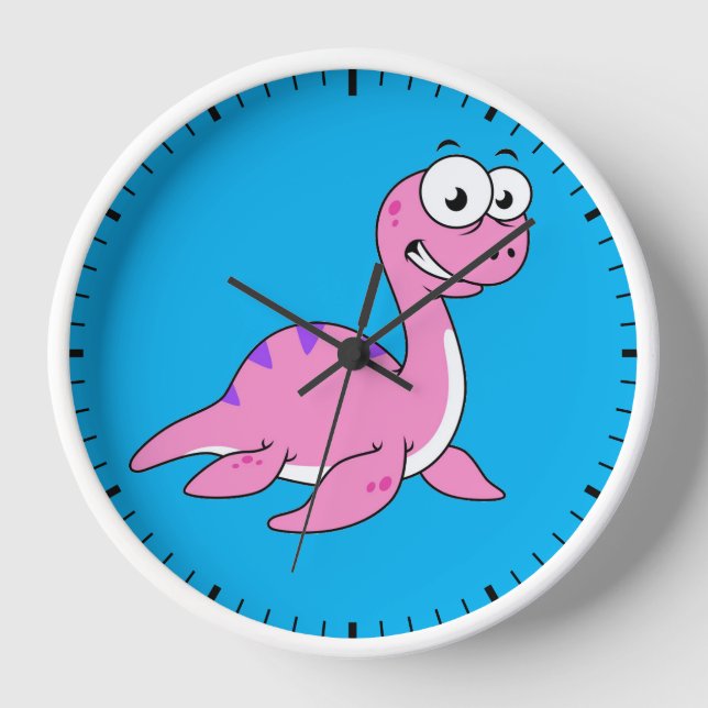 Reloj Un Ilustracion Agradable Del Monstruo De Loch Ness (Anverso)