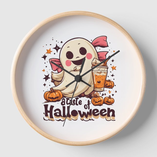 Reloj Un Sabor de Halloween  (Anverso)
