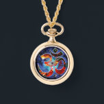 Reloj universal de collar OM Asana<br><div class="desc">OM. El sonido, el símbolo, el alma. Un tema atemporal para una atesorada pieza de tiempo. El universo dentro de ti permanece en sincronía con la eterna verdad de la paz, el amor y la armonía a medida que tu cronología de los acontecimientos evoluciona a través del tiempo. Refiérase a...</div>