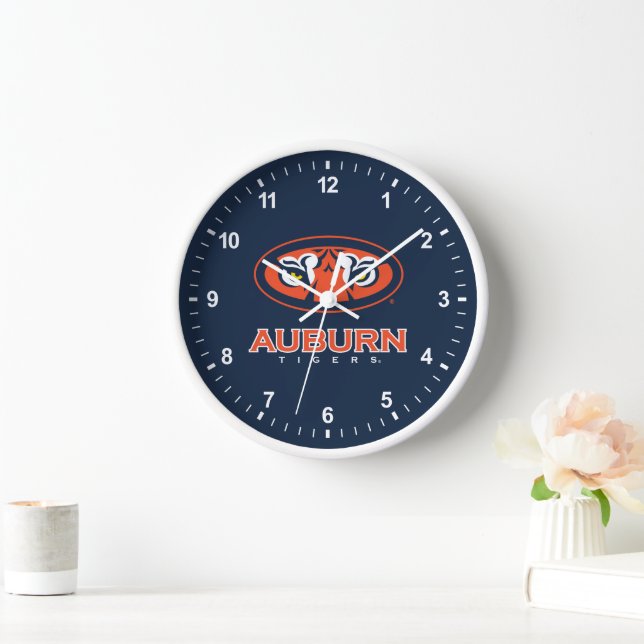 Reloj Universidad Auburn | Tigres de Burro (Hogar)