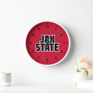 Reloj Universidad Estatal de Jacksonville JAX STATE Text