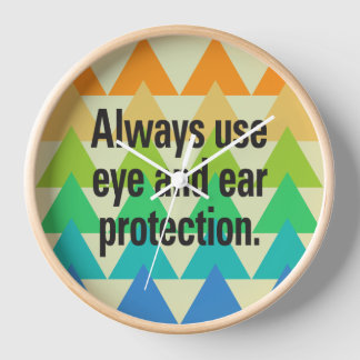 Reloj Usar siempre la protección de ojos y oídos Spectru