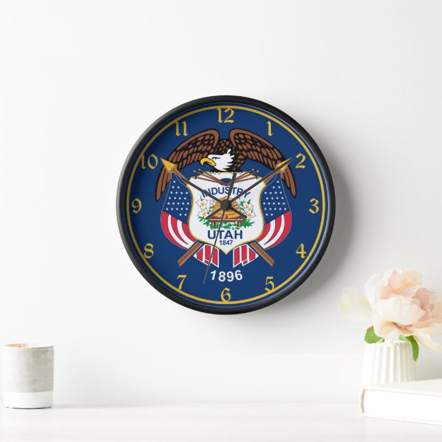 Reloj Utah: La Bandera, Industria Del Estado De La Beehi (Hogar)
