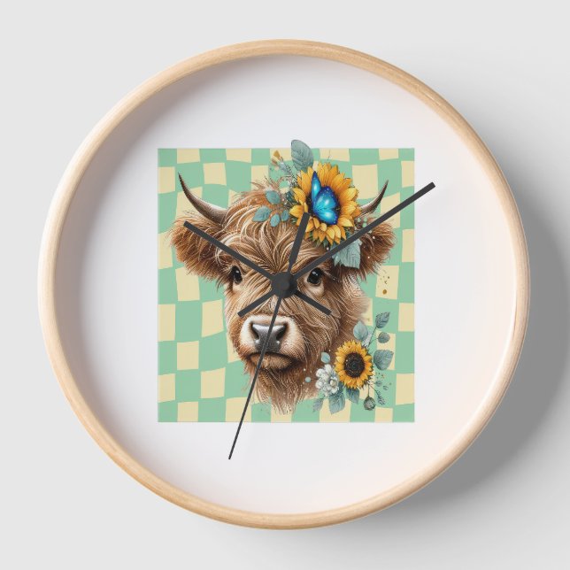 Reloj Vaca de girasol, vaca de la montaña (Anverso)