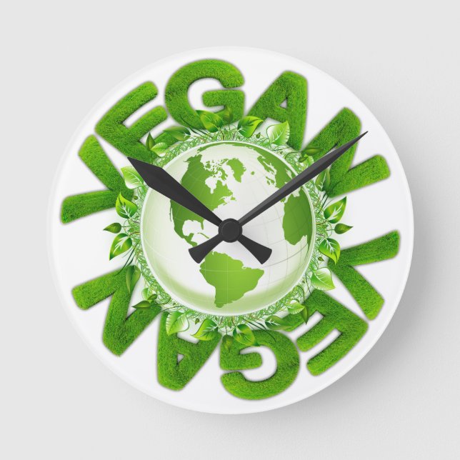 Reloj Veg Vegetario Vegetario Vegetarios Tomate Ve (Anverso)