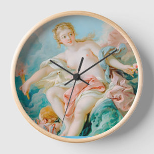 Reloj Venus en las olas por François Boucher