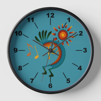 Reloj Verde azulado suroeste de Kokopelli Sun