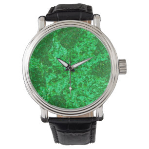 Reloj verde espléndido
