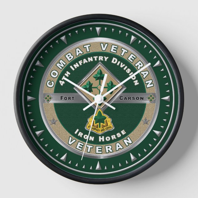 Reloj Veterano de combate de la 4ª División de Infanterí (Anverso)
