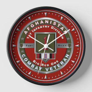 Reloj Veterano de la 1ª División de Infantería en Afgani