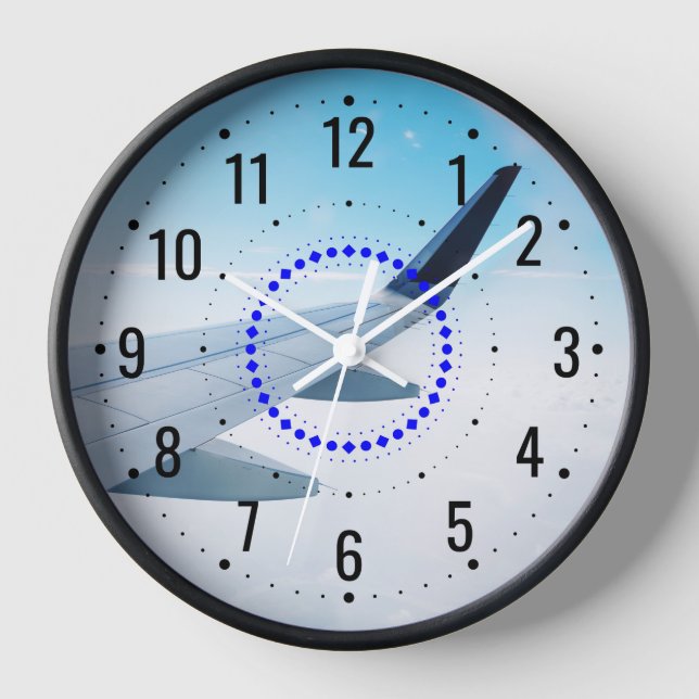 Reloj Viajar En Avión Por El Mundo - Viajes (Anverso)