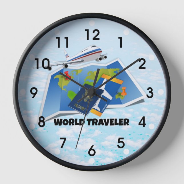 Reloj Viajero del Mundo (Anverso)