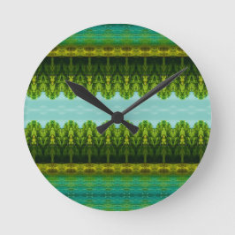 Reloj vibrante con verde tierno