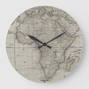 Reloj viejo del mapa de Afrimex Urbano Afircan