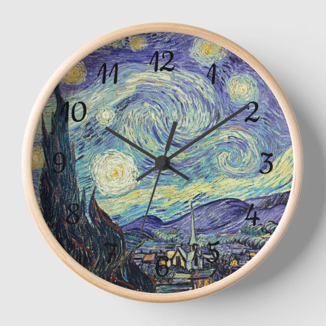 Reloj Vincent Van Gogh/ La Noche Estrellada    (Anverso)