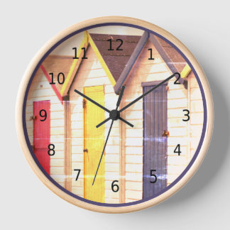 Reloj Vintage, chic y chic, cabañas de playa, azul