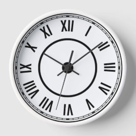 Reloj vintage de números romanos