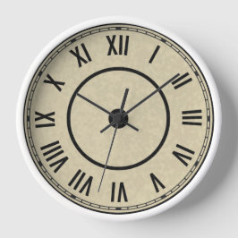 Reloj vintage de números romanos