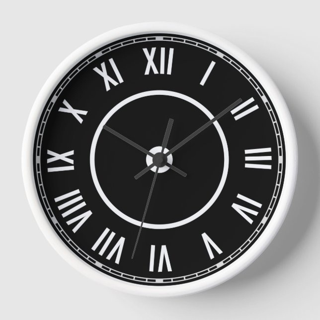 Reloj vintage de números romanos (Anverso)