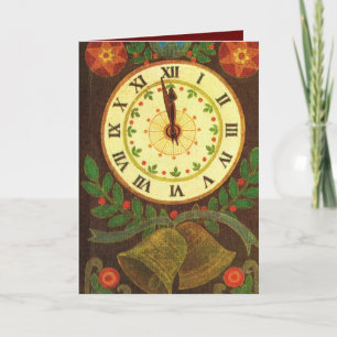 Reloj vintage, Feliz Navidad