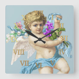 Reloj vintage números romanos Cherub azul