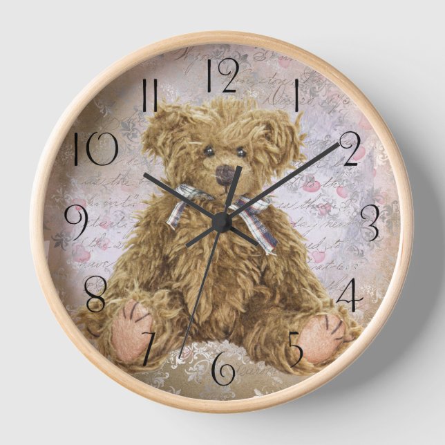 Reloj Vintage Teddy Bear (Anverso)