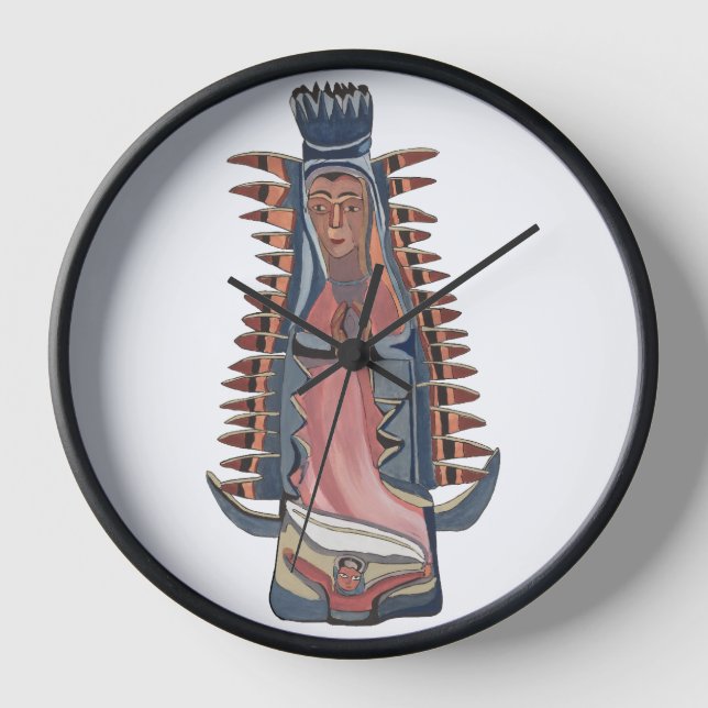 Reloj Virgin Virgin Mary Our Lady of Guadalupe painting (Anverso)