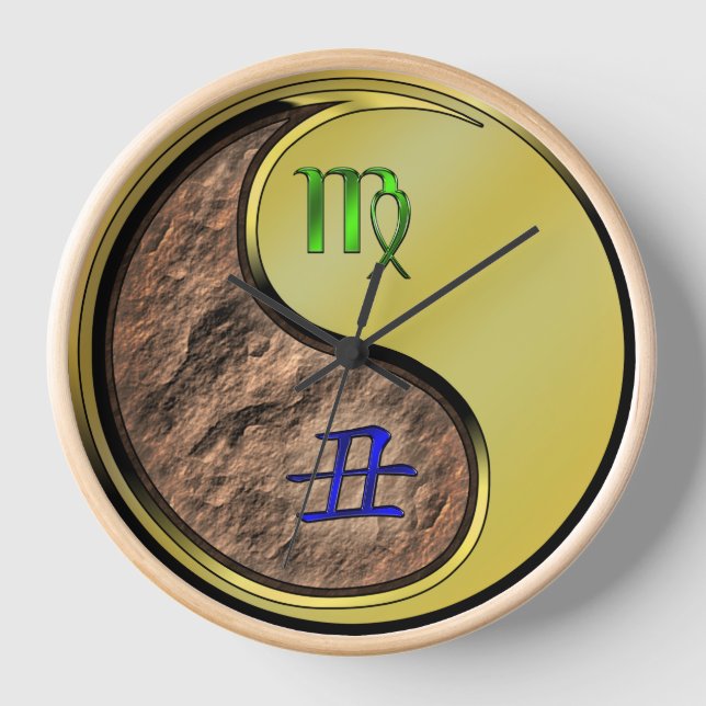 Reloj Virgo & Buey de Metal (Anverso)