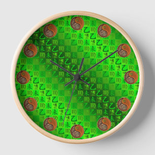 Reloj Virgo & Cabra de Madera
