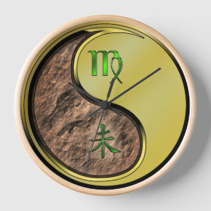 Reloj Virgo & Cabra de Metal