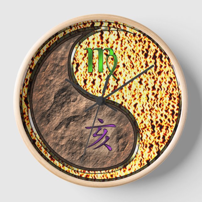 Reloj Virgo & Cerdo de Fuego (Anverso)