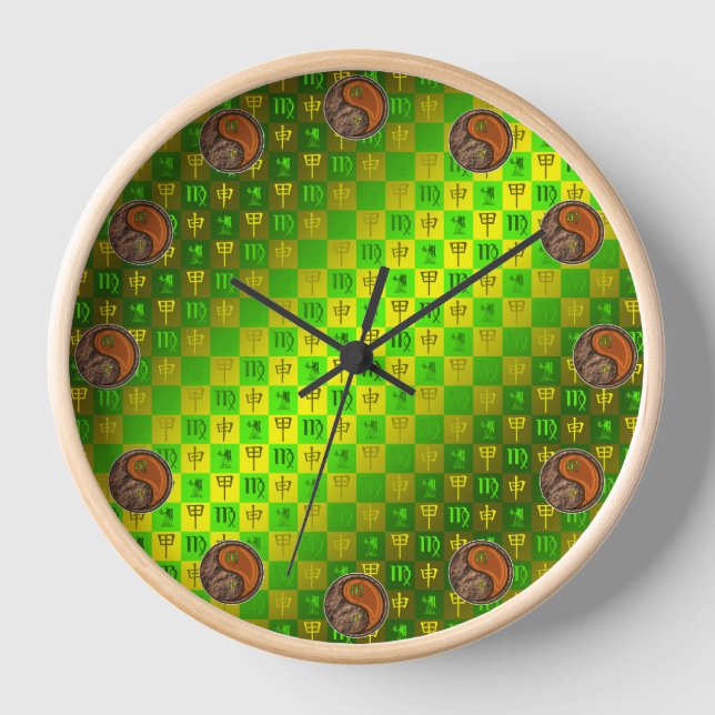 Reloj Virgo & Mono Madera (Anverso)