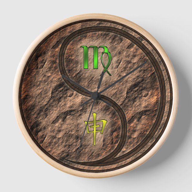 Reloj Virgo & Mono Tierra (Anverso)