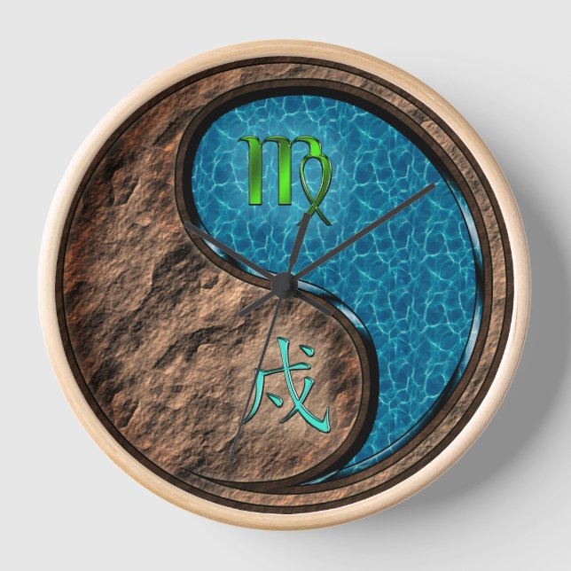 Reloj Virgo & Perro de Agua (Anverso)
