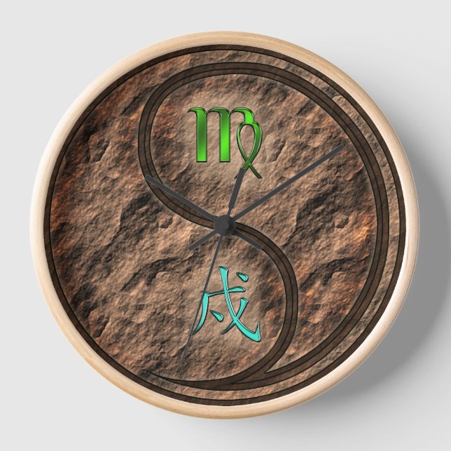 Reloj Virgo & Perro de Tierra (Anverso)