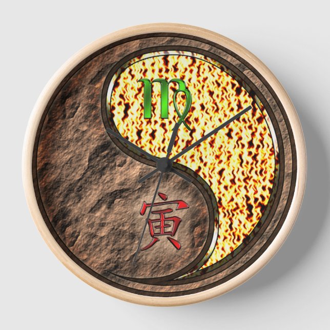 Reloj Virgo & Tigre de Fuego (Anverso)